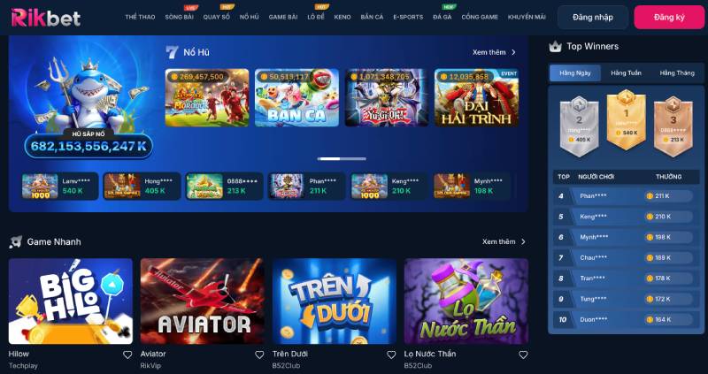 Tại sao chọn Rikbet?