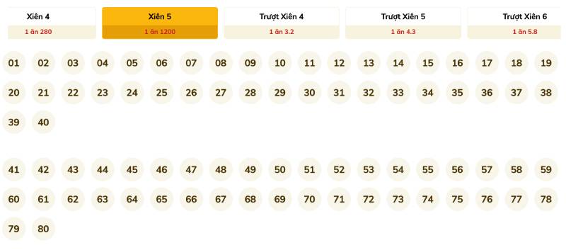 Tính năng cược xiên trúng và cược xiên trượt