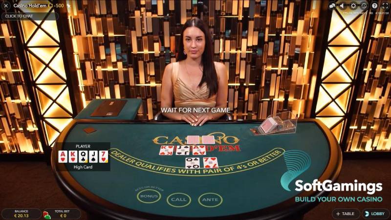 Tỷ lệ thanh toán trong Poker Casino Hold'em