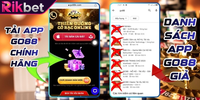 Lý do cần biết phân biệt Go88 thật giả